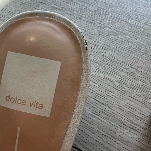 Dolce Vita Nairi braided strap heels in Ivory - Picture 4 of 6